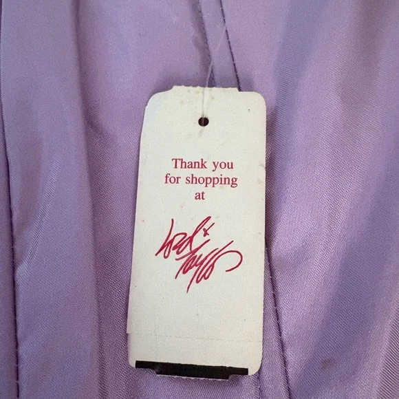 Jessica McClintock Gunne Sax Lilac Satin Corset Top NWT Millennium 2000 Sz 5/6 - Picture 13 of 14